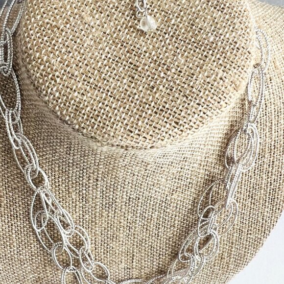 Silver Links Necklace - Picture 3 of 5